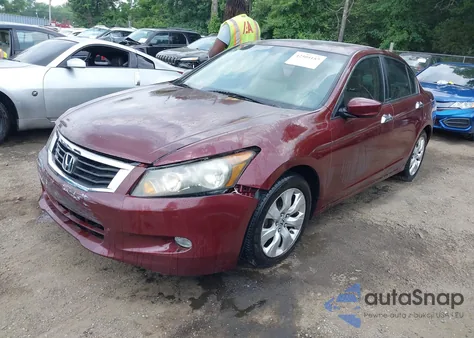 2008 Honda Accord 3.5 Ex-L из США, поврежденный, VIN 1HGCP368X8A004989